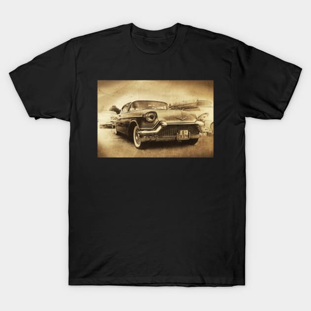 1957 Cadillac, vintage T-Shirt by hottehue